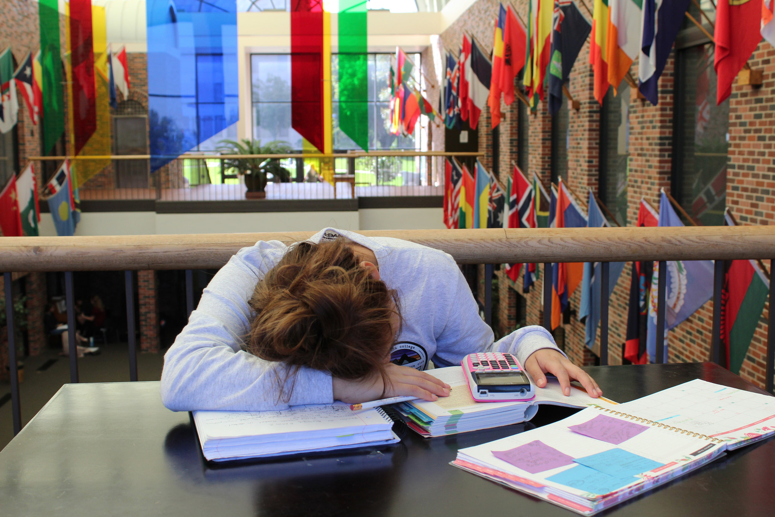 Don’t let midterms get you down—study hard! PC: Kimberly Ortiz