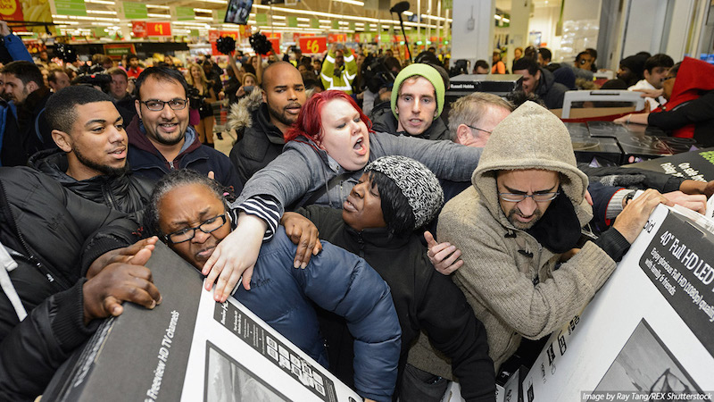 Black Friday is full of crowd roaring deals, but should shopping be for us? | PC: itprportal.com