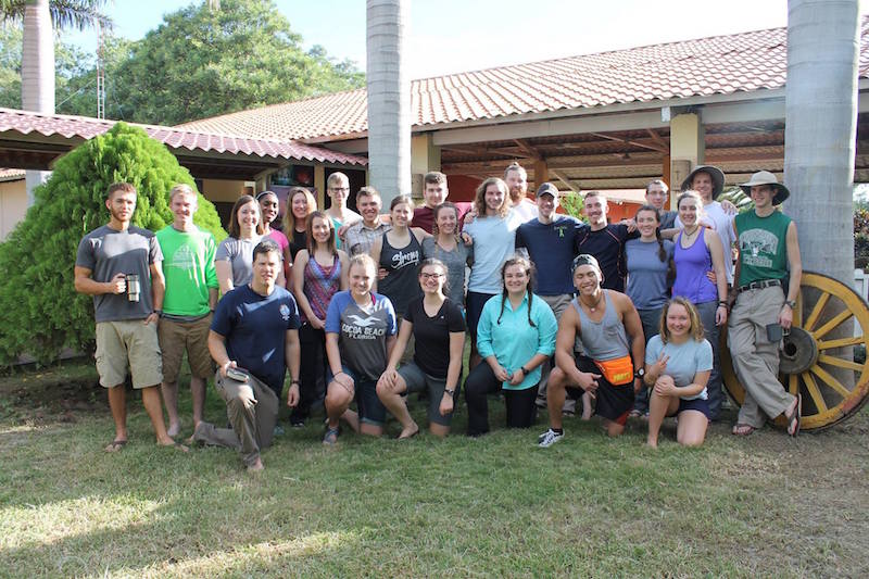 This group of students and staff will spend the next few months abroad practicing their skills. | PC: Rick Young