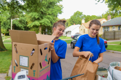 Students give back through service with Project Impact. | PC: Integrated Marketing Communications