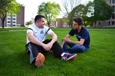 Even when students don't agree on teams, sports ignite friendships. | PC: Jorrdan Bissell