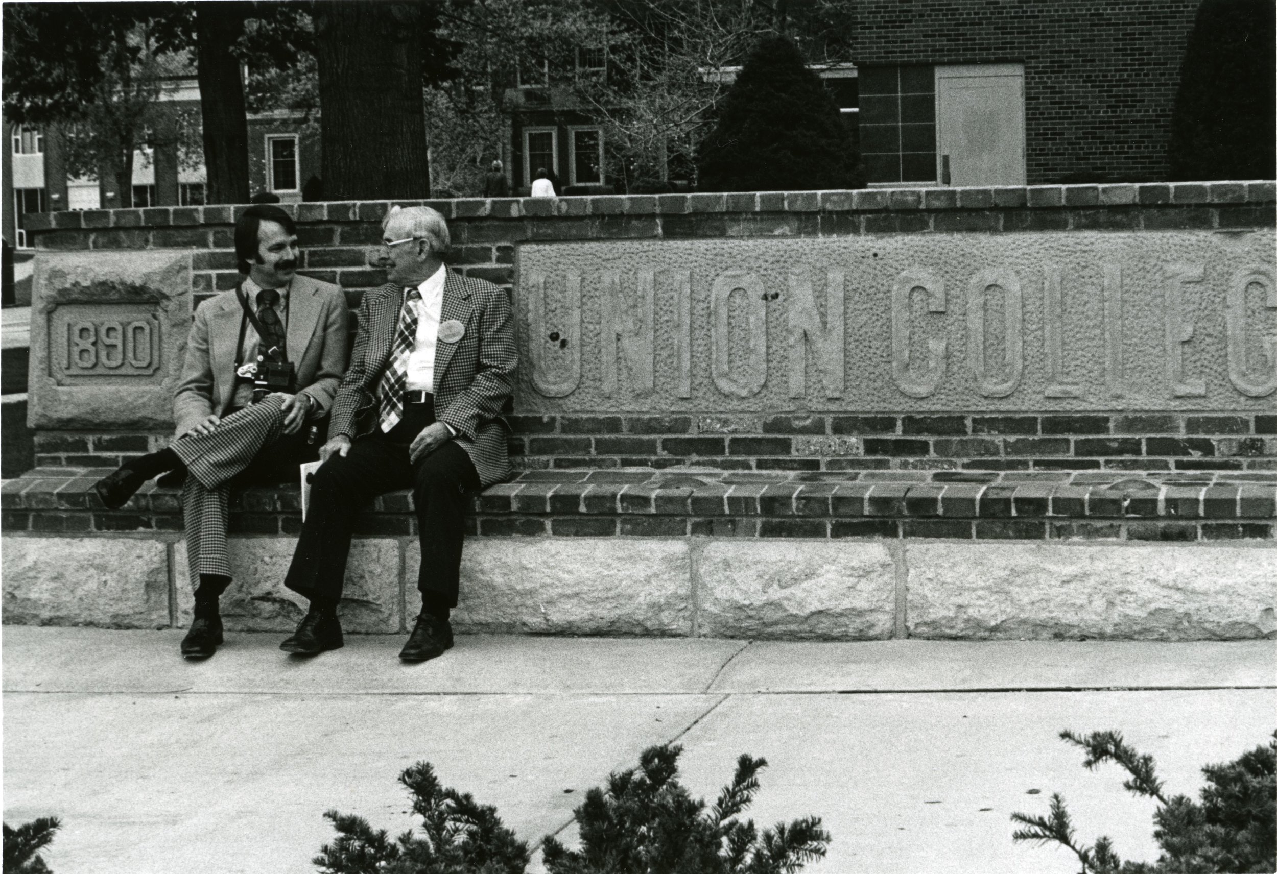 Dr.Dick and son Arthur Dick C.1970s | PC: Union College Heritage Room