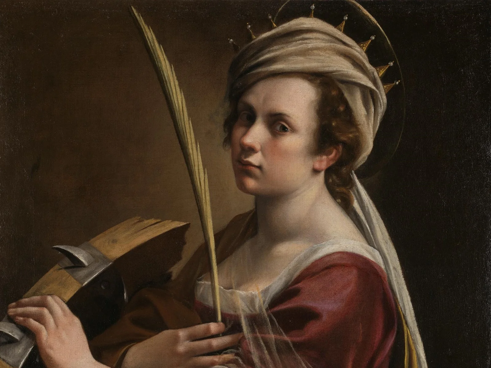 PC: The National Gallery, London | Artemisia Gentileschi, “Self-Portrait as Saint Catherine of Alexandria,” c. 1615-17