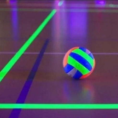 Glow in the dark volleyball