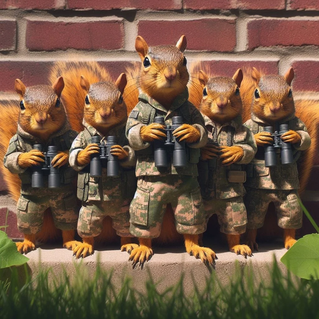 The squirrel army causes chaos!