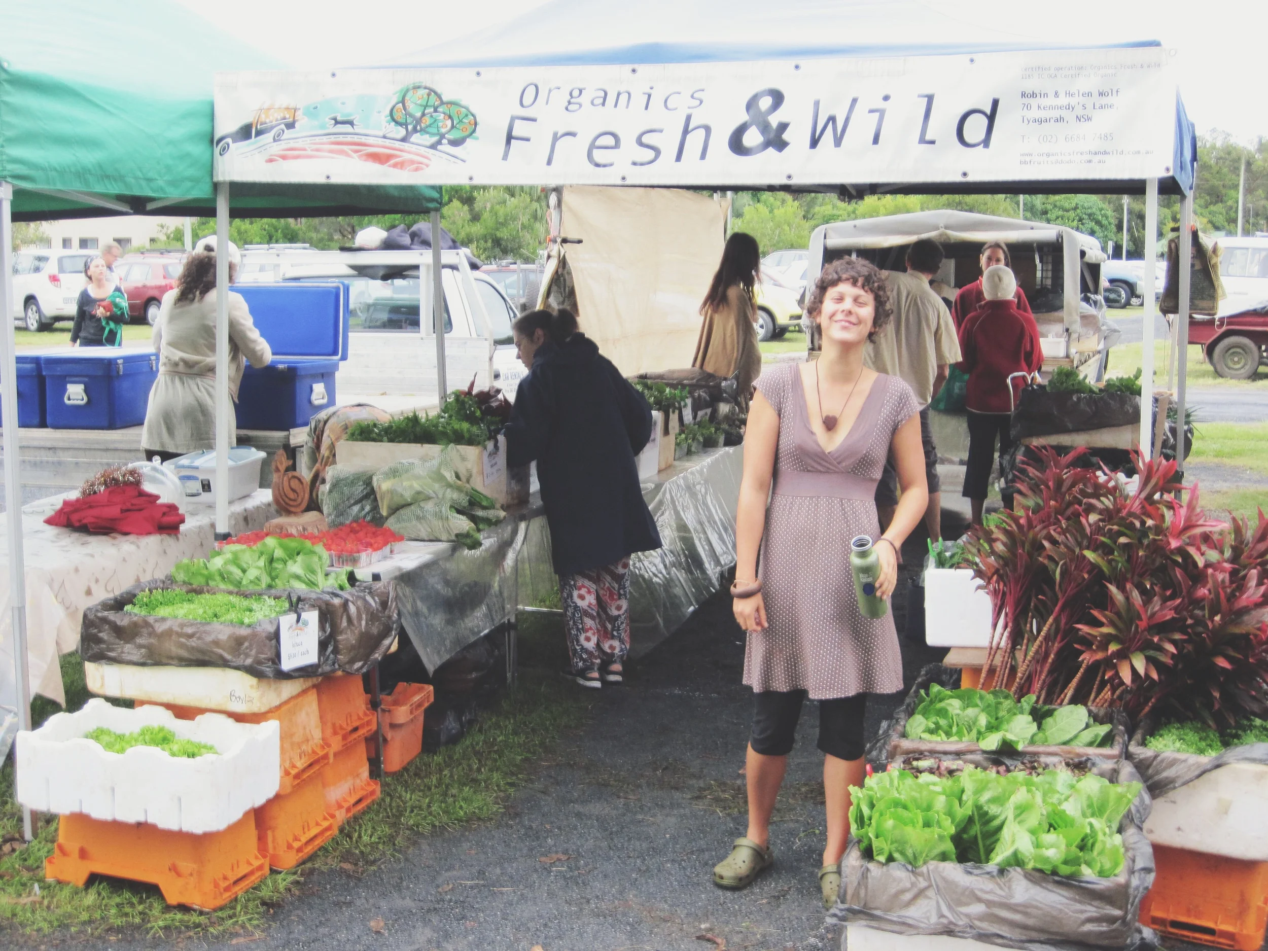 The farmers market tall for the farm I worked on