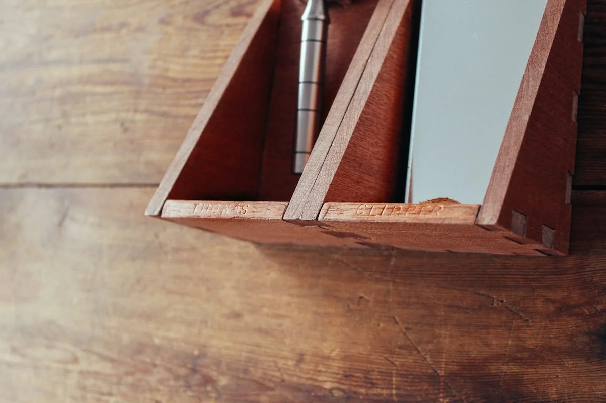 Handmade detailing on Kim's first project for Thomas Clipper