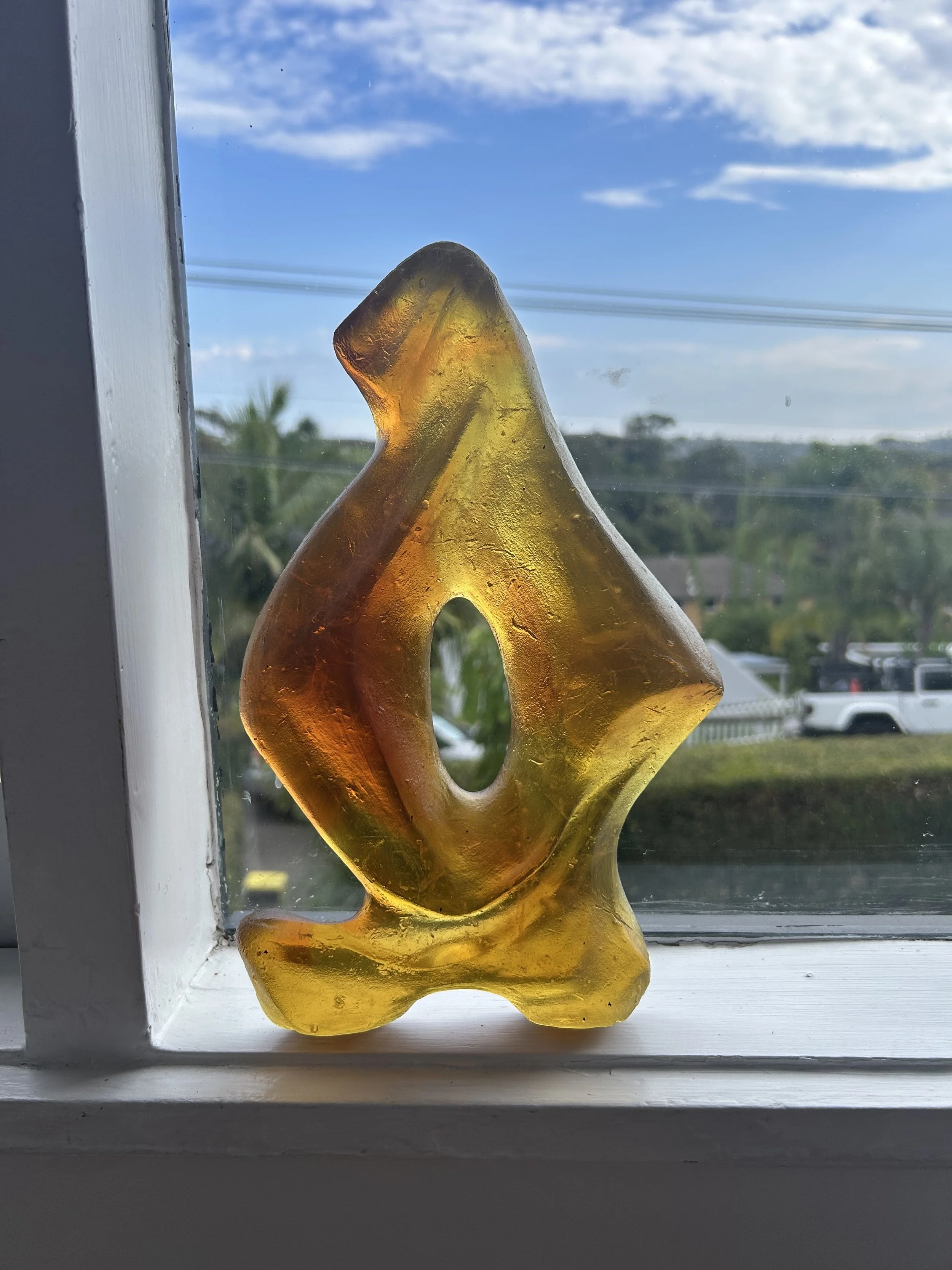 'Big Bird', Cast Glass, $475