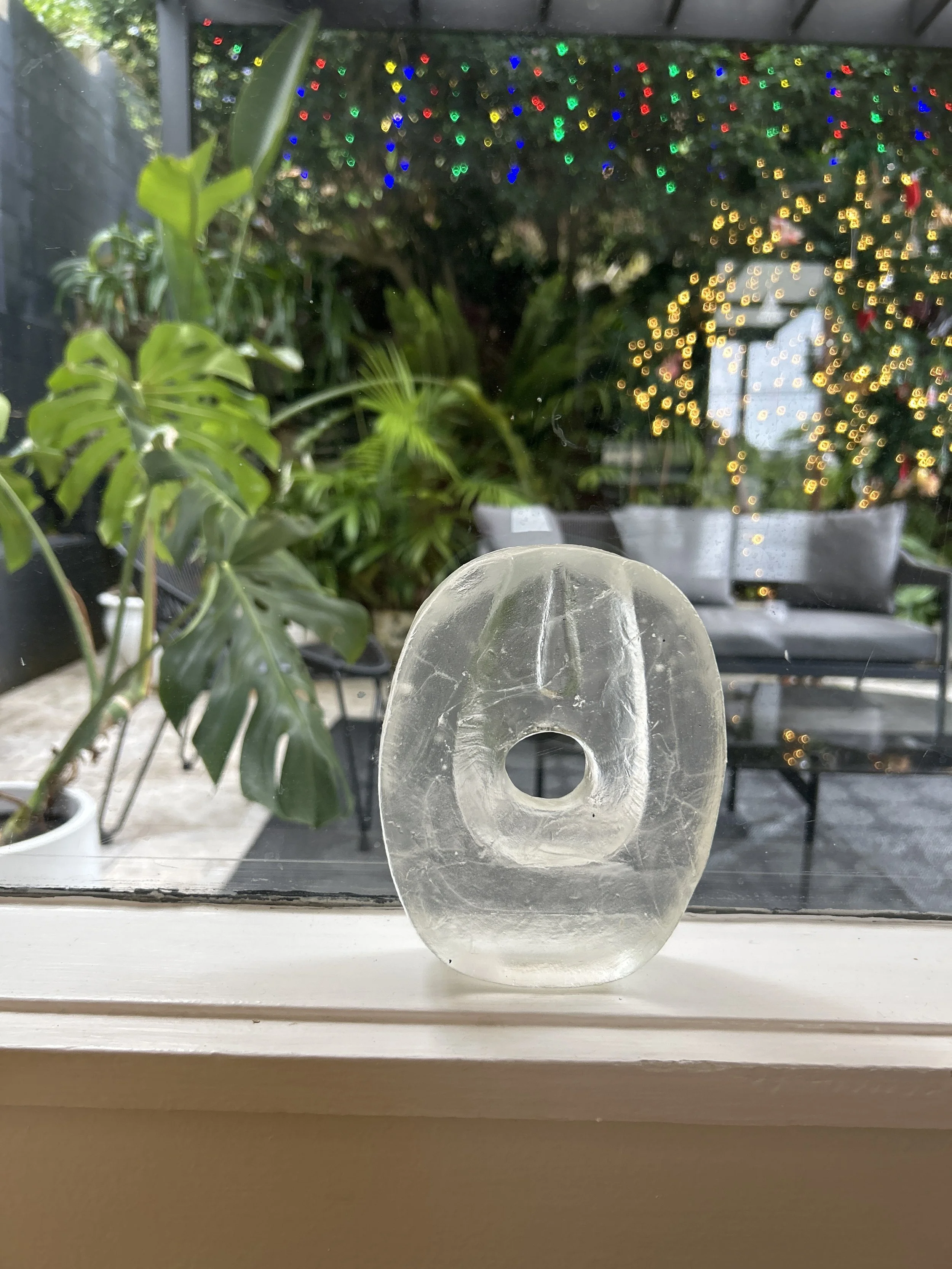 'Heartburn II', Cast Glass, $375 - SOLD