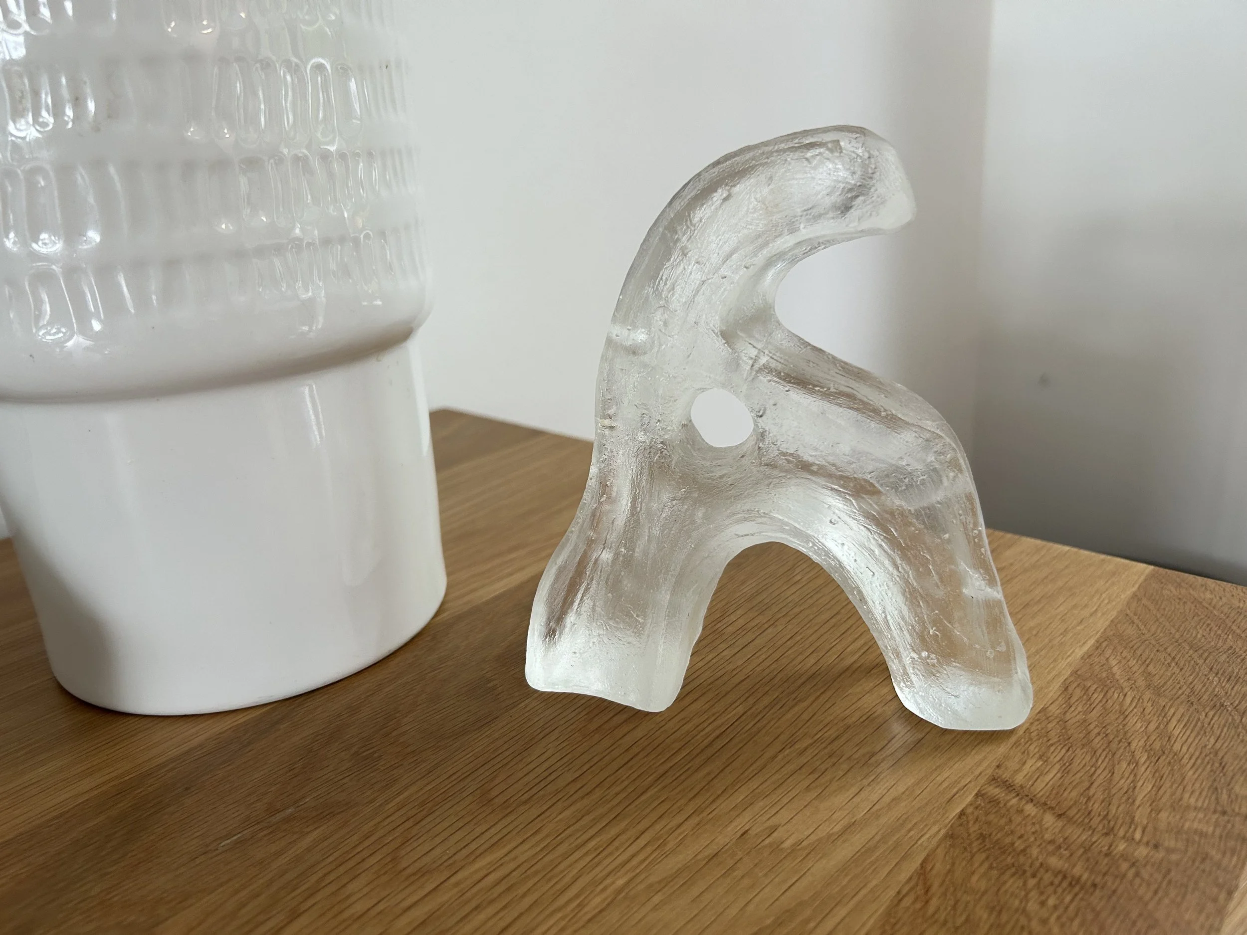 'Crane', Cast Glass, $375 - SOLD