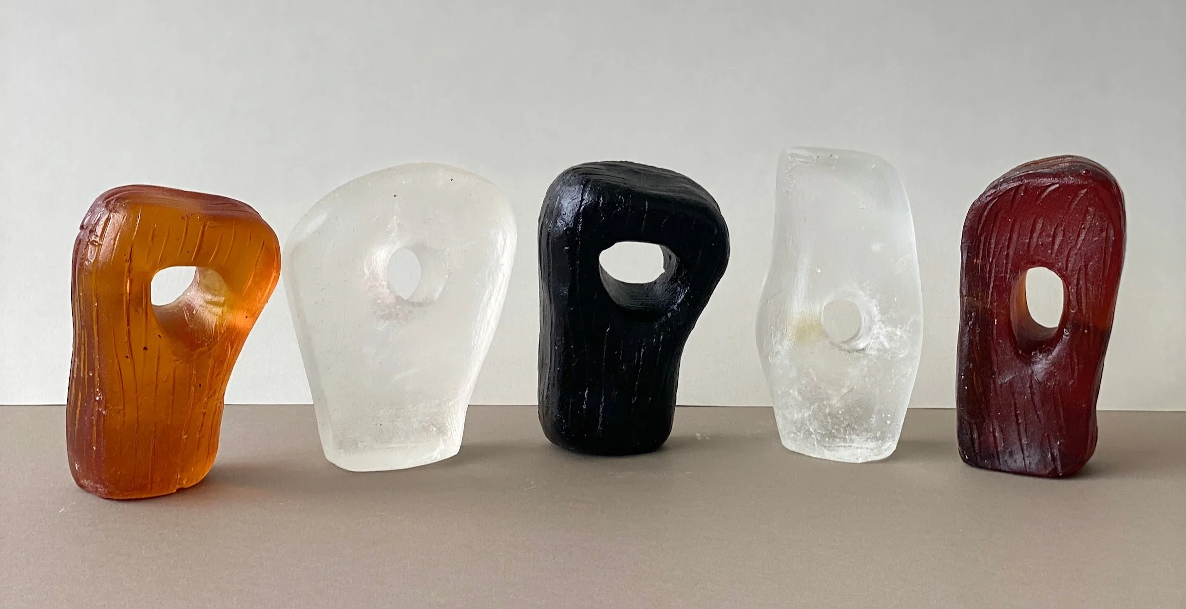 'Totem', Cast Glass, $125 each