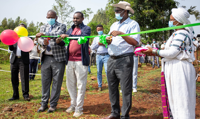 Official ceremony after successful completion of the Mankusa Abdogoma Water Supply System