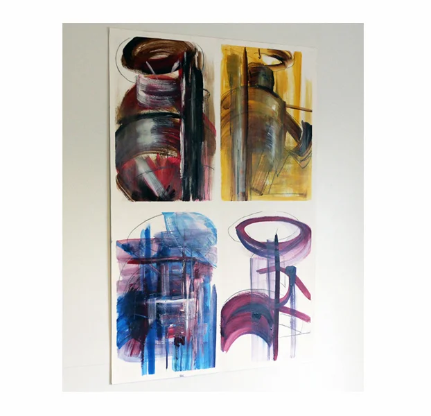 SS001, 735mm x 550mm; Oil and pencil on acid-free paper, $600