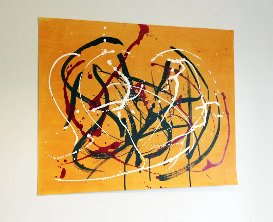 CEL001, 520mm x 700mm; Ink and acrylic on acid-free paper, $525