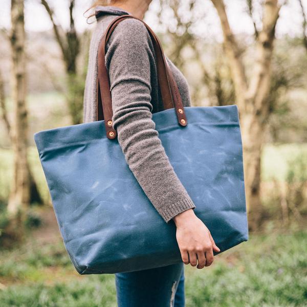 Carry-All Waxed Canvas Tote