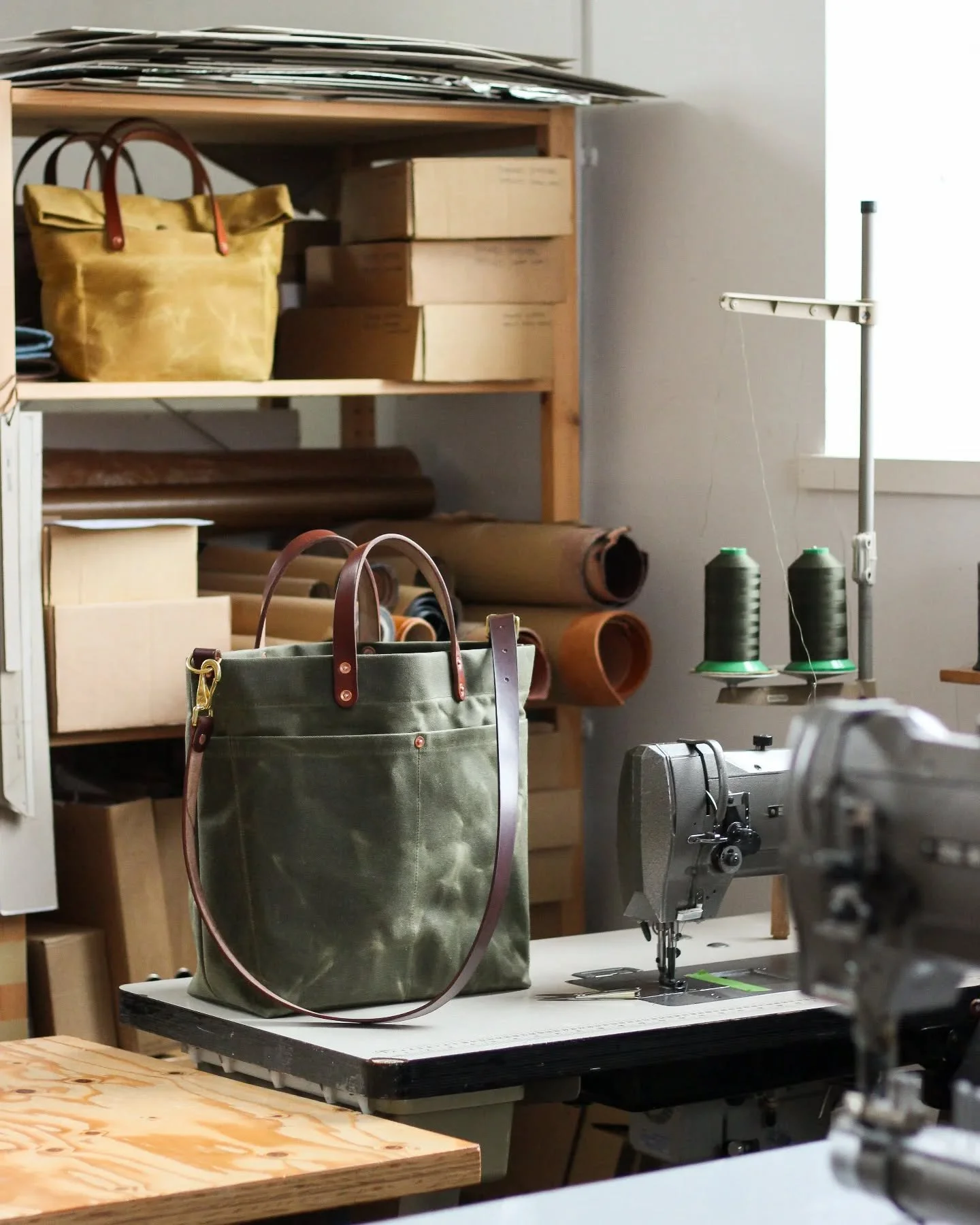 Penultimate bag of 2025 and an absolute favourite 🫒💚

-
-
-
-
-
#ruralkind #bagmaker #handcrafted #britishcraft #slowcraft #utility #utilitybag #make_well #carrywell #madebyhand #madeinwales #waxedcanvas #carrygoods