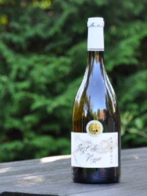 Les Sept de Vigne Druer: Viognier 100% Om vinen: Farve: xx. Bouquet: xx. Smag: xx Velegnet til: Fiskeretter, oste og alene Andet: Alkohol: 13% Servering: 10-12 grader Drikkeklar nu og 1 år frem Priser og udmærkelser: Médaille d'Or au Concours des vins Gardois, Nimes 2014. (Guldmedalje, Nimes)