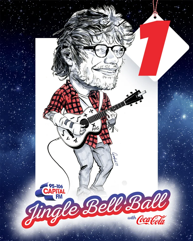 Ed Sheeran caricature