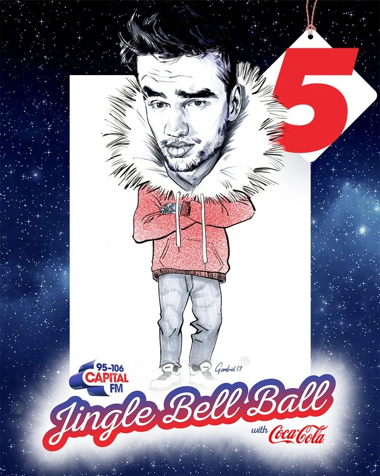 Liam Payne caricature