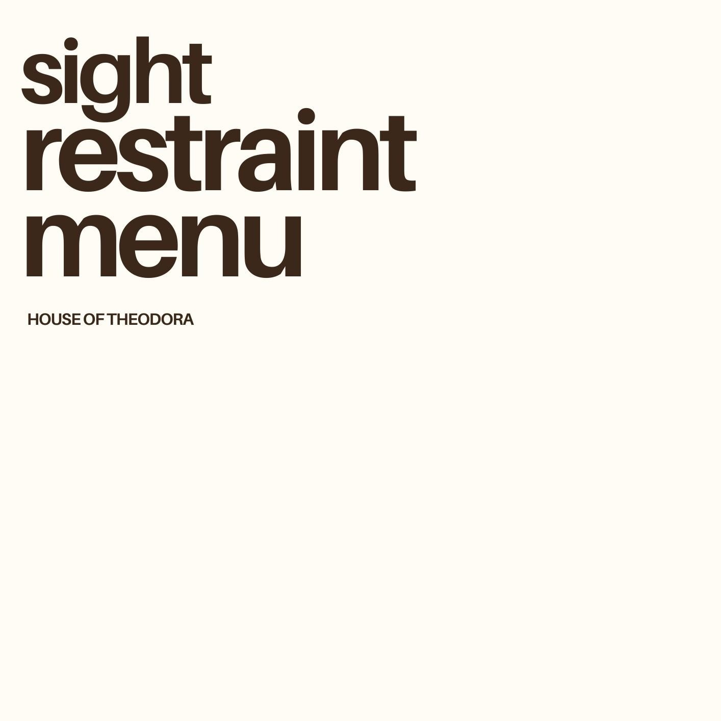 sight restraint