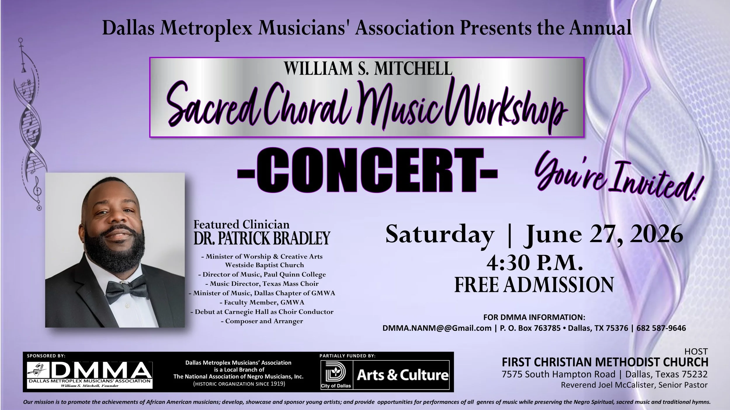 2026 William S. Mitchell Sacred Choral Music Workshop - CONCERT 