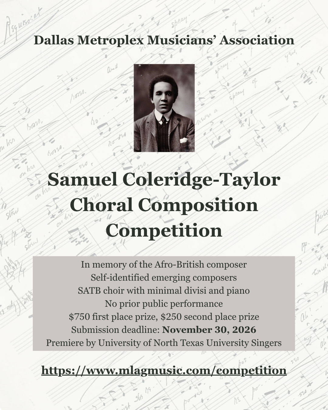 Samuel Coleridge-Taylor Choral Composition Competition