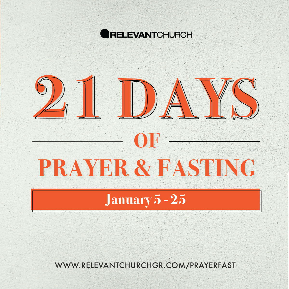 21 Days of Prayer &amp; Fasting Kick-Off