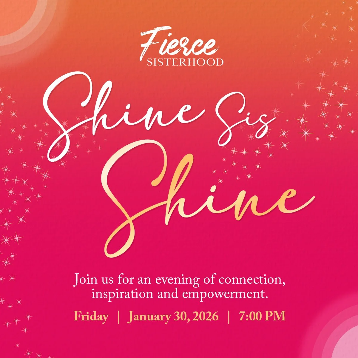 Fierce Sisterhood Event