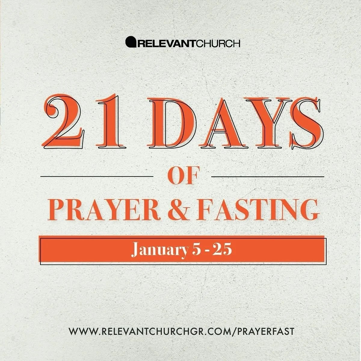 Step into 2026 by drawing closer to God. 🙏🏽✨

As we begin the year, we&rsquo;re launching 21 Days of Prayer and Fasting&mdash; an intentional time to pause, refocus, and seek God with expectation. This is an invitation to deepen your faith, tune yo