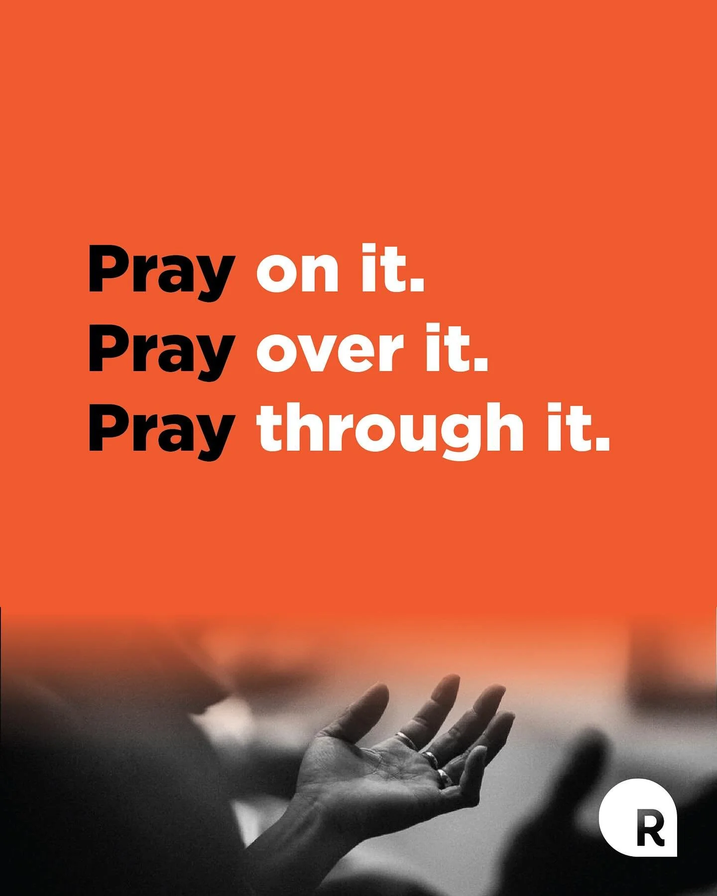 Prayer doesn&rsquo;t have to be perfect to be powerful.

It can be quiet. It can be honest. It can be as simple as bringing what&rsquo;s heavy, uncertain, or unfinished before God and trusting Him to meet you there.

Pray on it.
Pray over it.
Pray th