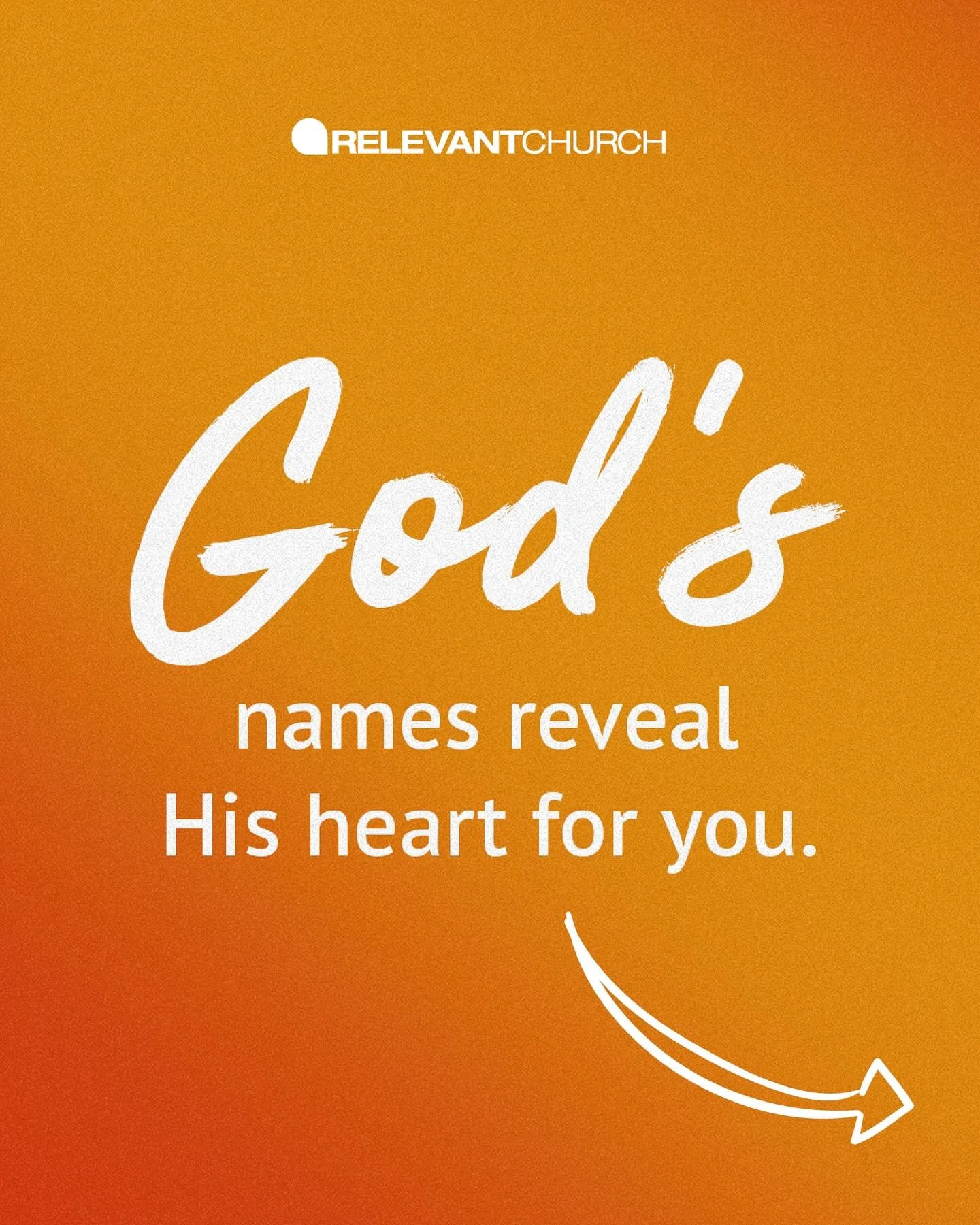 Every name reveals His heart toward you. 🧡

He sees you in your hardest moments.
He reigns over every situation you&rsquo;re facing.
He doesn&rsquo;t change. His love doesn&rsquo;t fail.

When you call on His name, you&rsquo;re calling on His power,