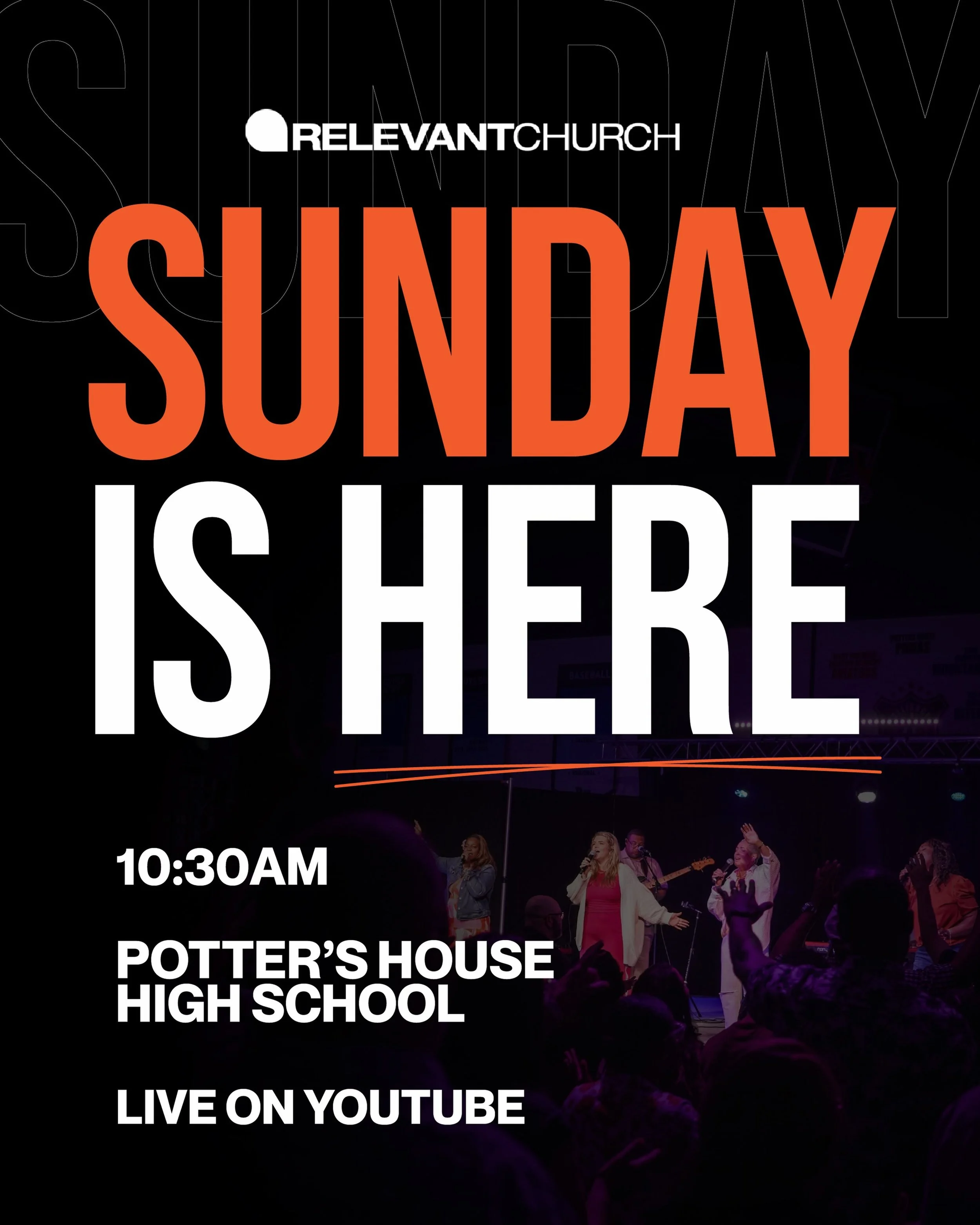 There are a lot of things competing for your Sunday morning&hellip; choose the one that fills you back up. 🙌🏽

Worship with us, get in the Word, and spend the morning with a community that&rsquo;s pursuing Jesus together.

⏰ 10:30 AM
📍 Potter&rsqu