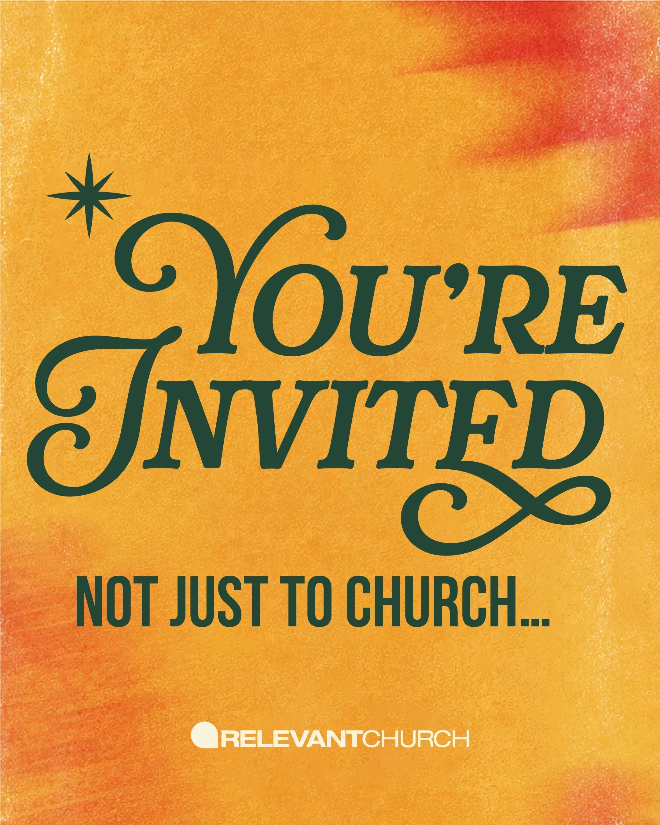 New season. Same Jesus. More reasons to gather. 🙌🏽🍂

Consider this your official invite to join us for Fall Kick-Off is THIS Sunday, September 20.

Come worship with us at 10:30 AM, then stick around for  treats, photo ops, Relevant merch, our Dre