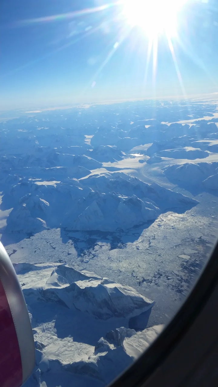 over Greenland (by K Boss)
