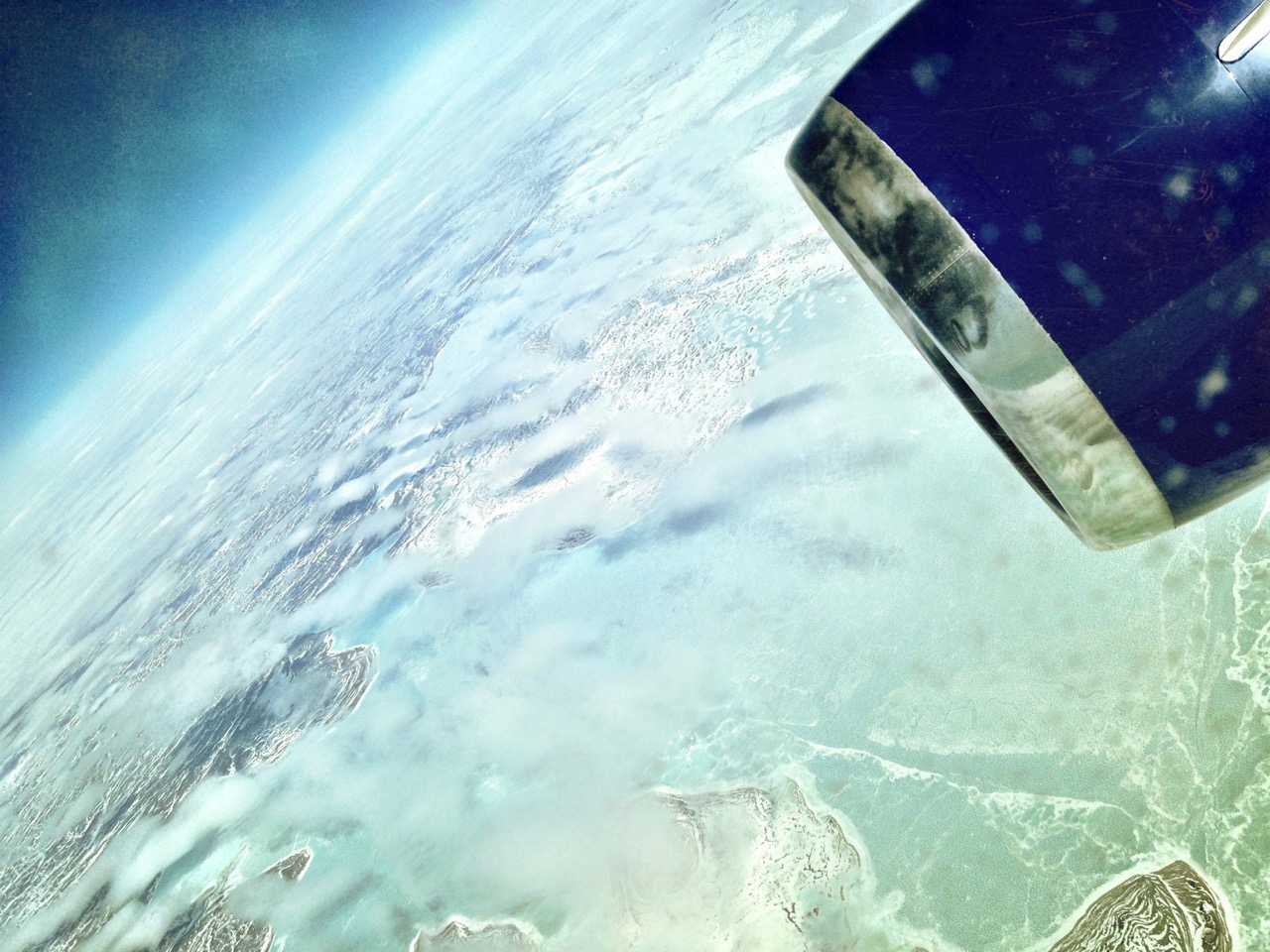 over Iceland (by J-L Haller)