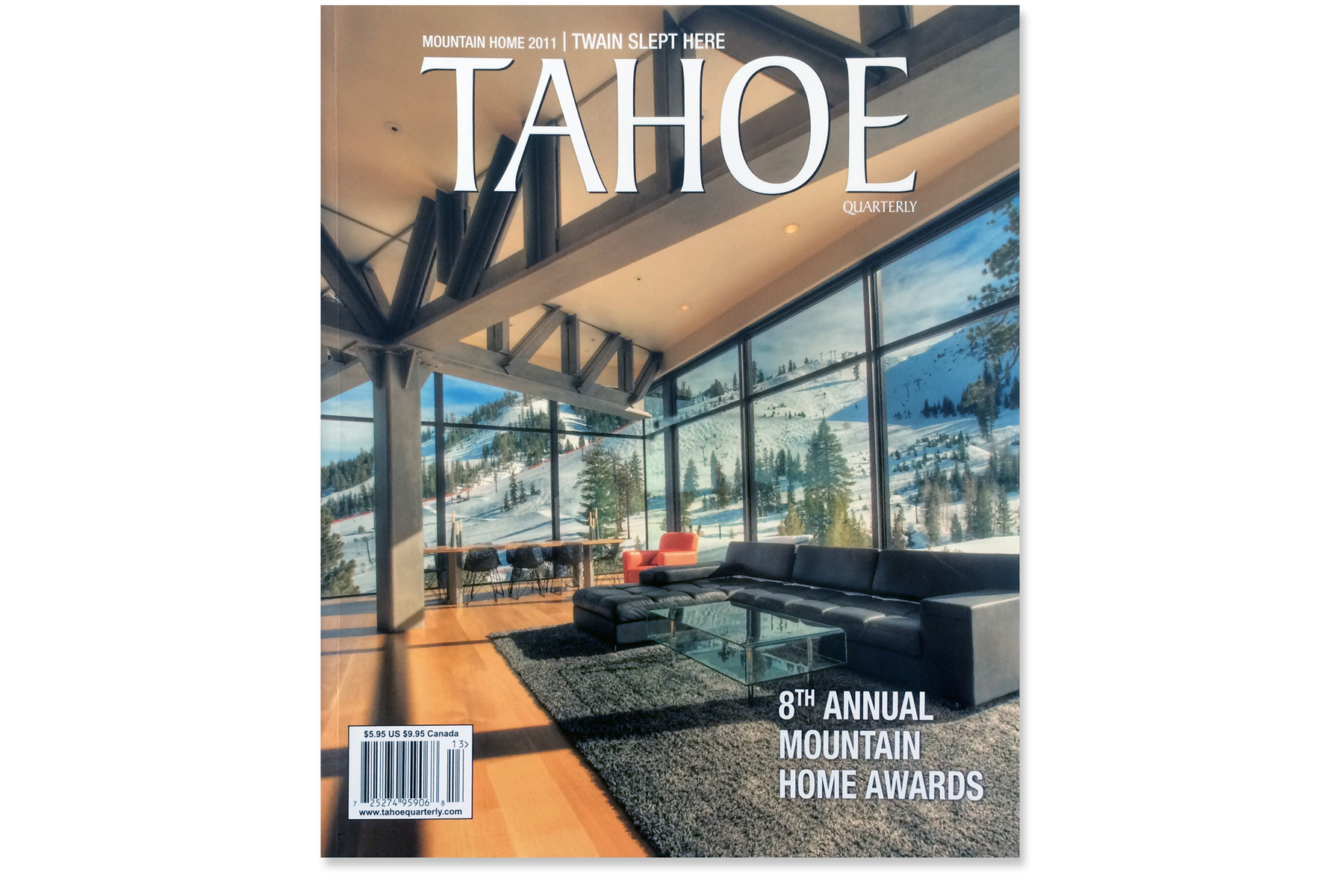 AWARD MODERN MOUNTAIN HOME AWARD Strawn + Sierralta's Ski On Home wins Lake Tahoe's modern residence of the year.