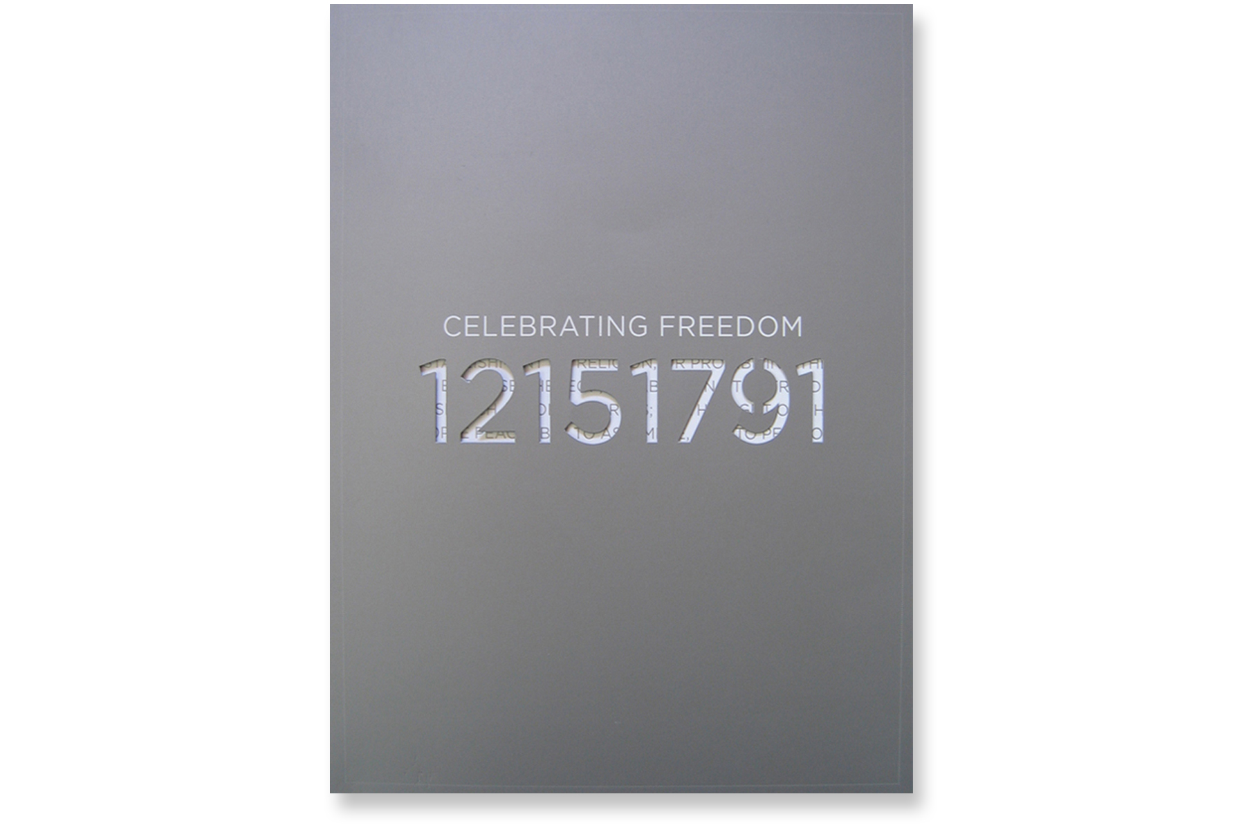 PUBLICATION CELEBRATING FREEDOM: 12151791 The University of Chicago Press publishes book featuring Strawn+Sierralta's award-winning sculpture, "Freedom in Numbers".