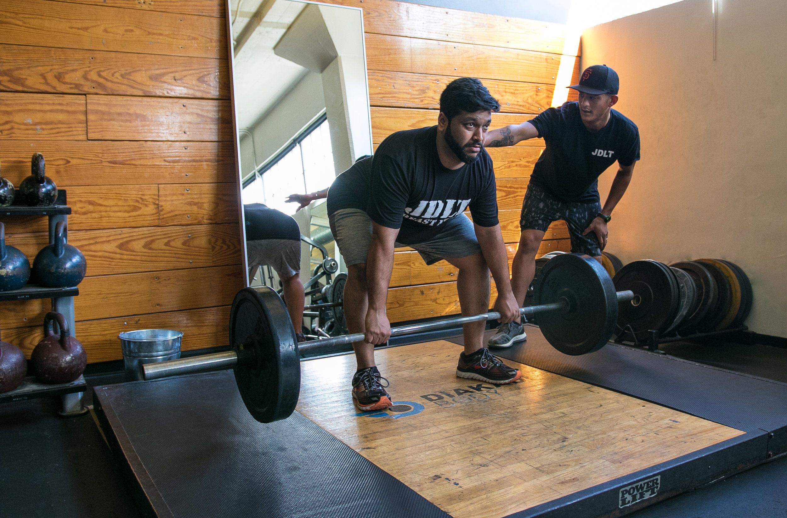 JDLT training client coach deadlift