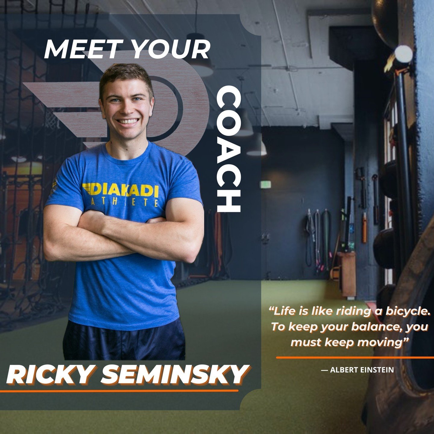 Meet DIAKADI Coach, Ricky Seminsky! ⁠
⁠
Growing up in San Francisco, Ricky&rsquo;s love for sports, fitness, and health stems from a childhood filled with a different sport every season. Settling on golf, he spent a few years as a teaching pro at TPC