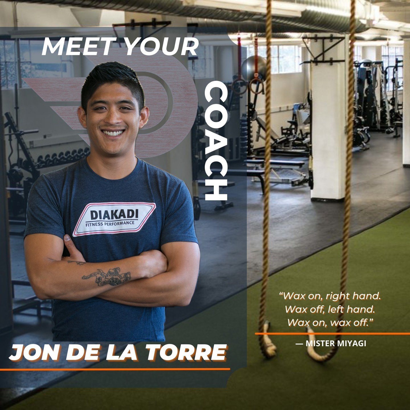 Meet DIAKADI Coach, Jon De La Torre!⁠
⁠
Jon has always been an athlete. Growing up, he played soccer, football, basketball and baseball &mdash; Baseball being his true passion. Pitching and playing third base all the way through the collegiate level,