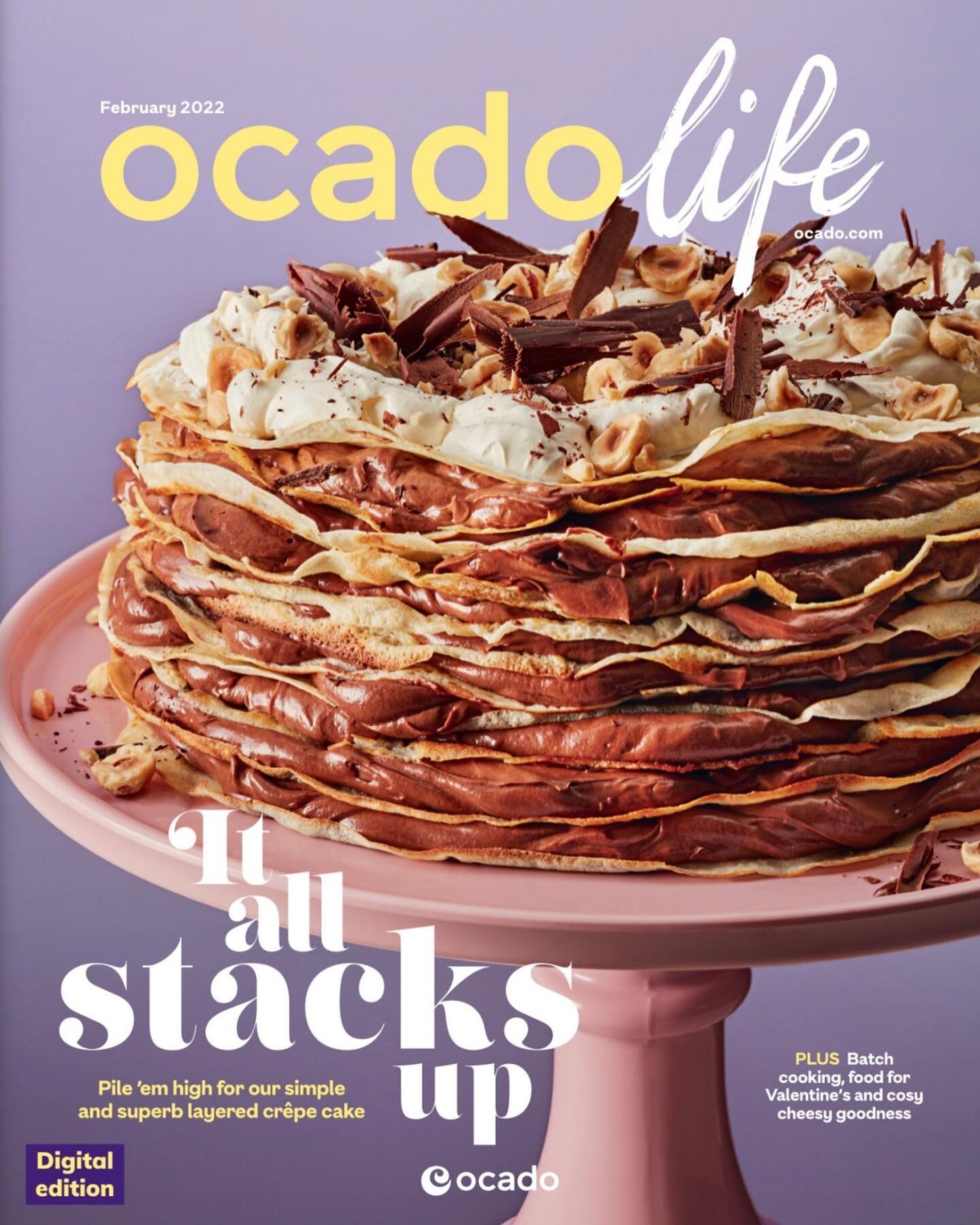 Gorgeous issue of Ocado life out now and super proud to have contributed a few of my most cheese based recipes! Perfect for me just now as I&rsquo;m back from a week in the mountains and suffering cheese withdrawal! They are perfect for cheering anyo