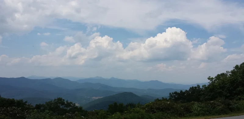 From the Blue Ridge Parkway right near our house
