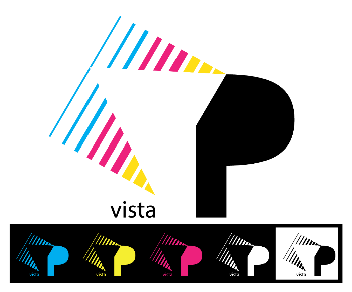 Vistaprint Logo Redesign, Illustrator