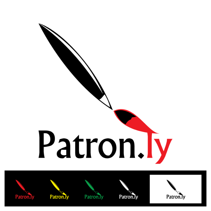 Patron.ly Logo Redesign, Illustrator