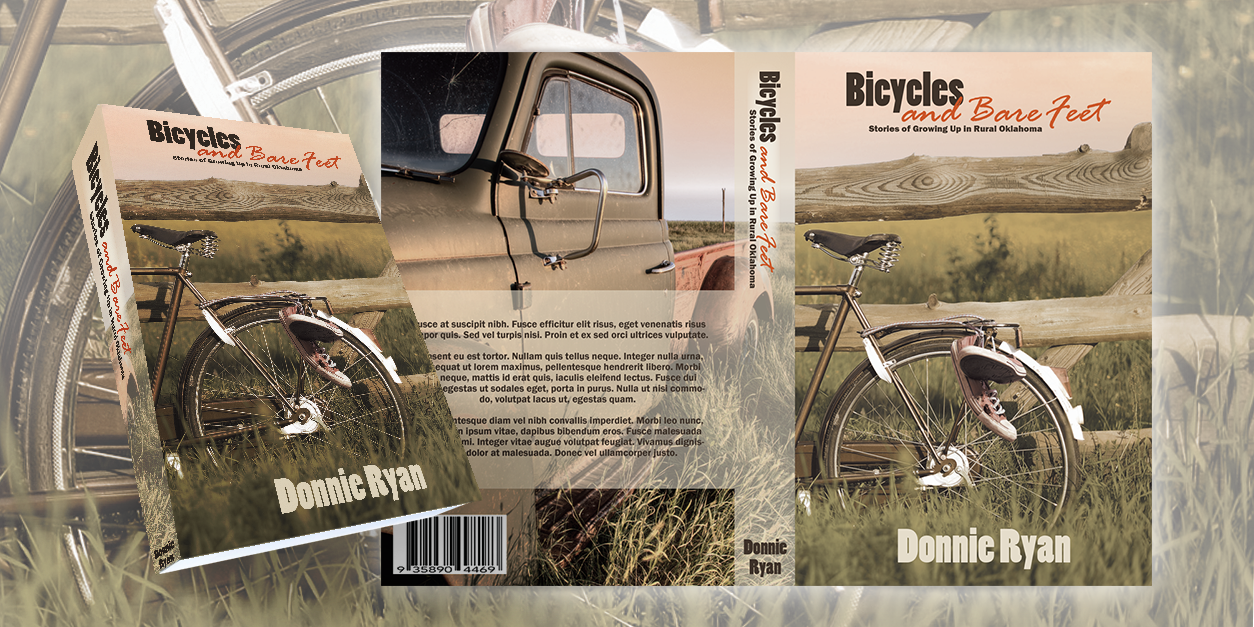 Bicycles and Bare Feet - Cover Design for Author