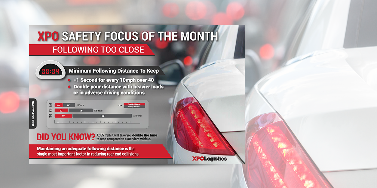 Safety Focus of the Month Flyer - XPO Logistics
