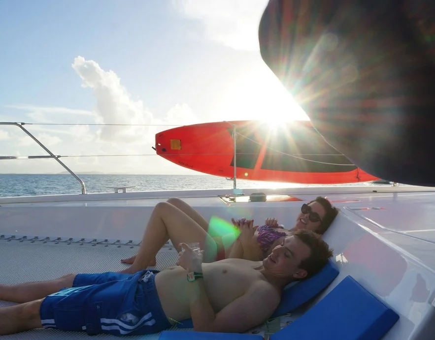 Sailing the BVI together. Not pictured our best friends from college on this amazing trip with us. Thanksgiving 2013.