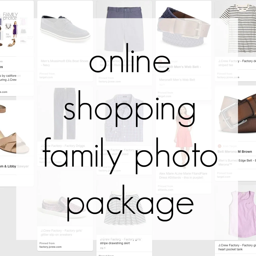 Online Shopping Family Photo Package