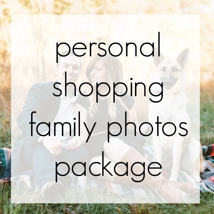Personal Shopping for Family Photos Package 