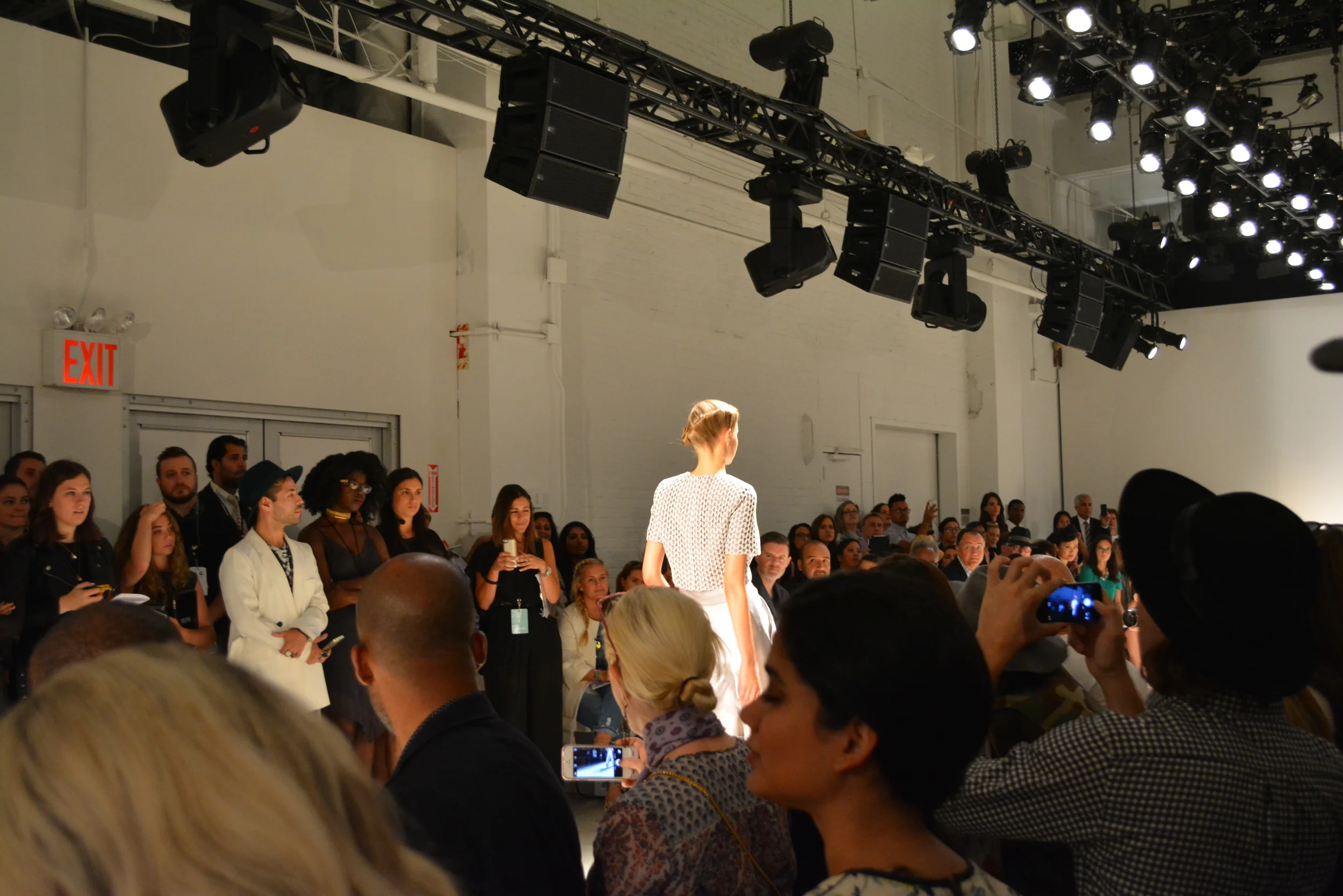 My view from the Bibhu Mohapatra show.